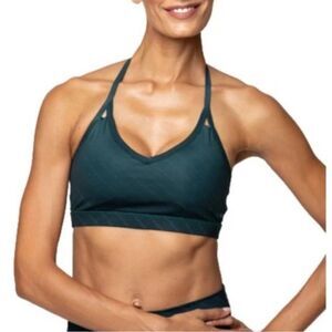 Women’s AR-33 Hunter Green Zion Sports Bra Padded Activewear athletic gym active